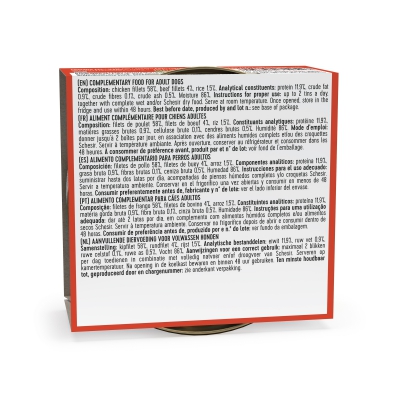 Schésir 150g Poulet boeuf  Chien en gelée