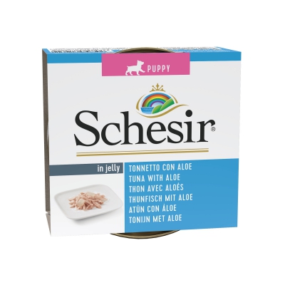 Schésir 150g Thon aloès  Chiot en gelée