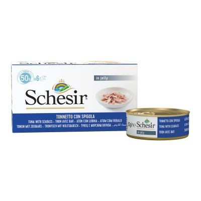 Schésir 6x50g Thon bar Chat en gelée 