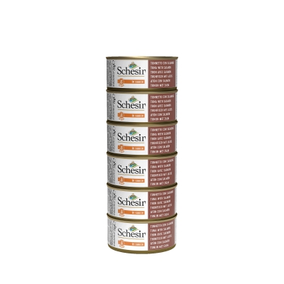 Schésir 6x70g Thon saumon Chat en sauce 