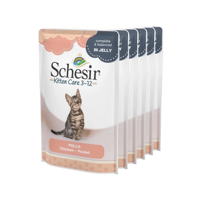 Schésir 6x85g Poulet Chaton en gelée