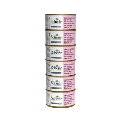 Schésir 6x85g Thon Jambon Chat en gelée 
