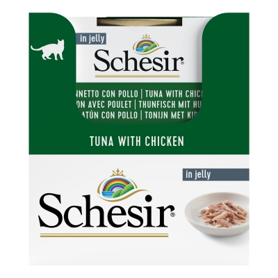Schésir 85g Thon Poulet  Chat en gelée