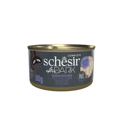 Schesir After Dark - 80g - Paté - Poulet Avec Canard x12