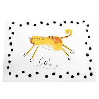 Set de table opaque blanc CAT