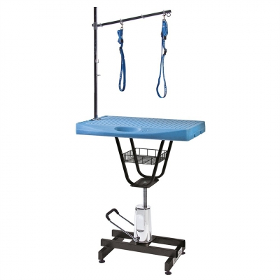 Table de toilettage hydraulique tournante Vivog - TA530P - Bleue