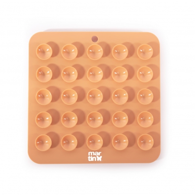 Tapis de léchage "trio" silicone pour chien et chat - jaune 2