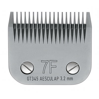 Tête de coupe tondeuse - système Clip - Aesculap Snap On GT345 - N° 7F - 3,2mm