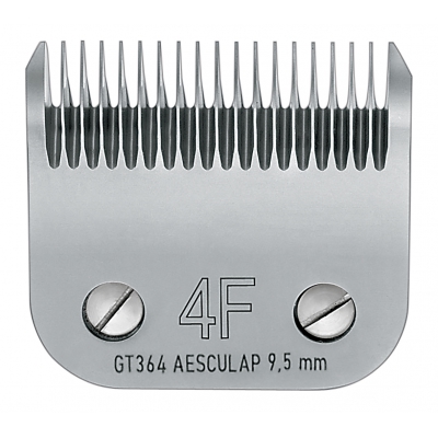 Tête de coupe tondeuse - système Clip - Aesculap Snap On GT364 - N° 4F - 9,5mm