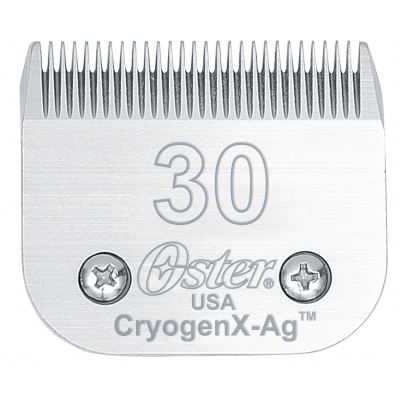 Tête de coupe tondeuse - système Clip - Oster CryogenX-Ag - N° 30 - 0,5mm