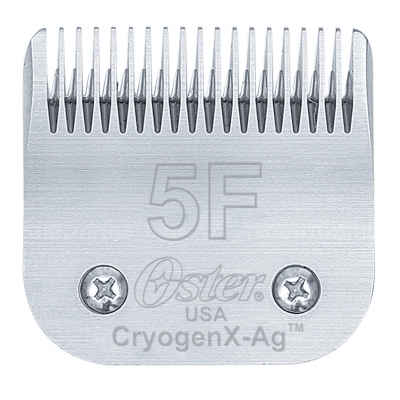 Tête de coupe tondeuse - système Clip - Oster CryogenX-Ag - N° 5F - 6,3mm