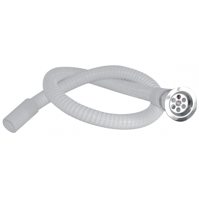 Tuyau d'évacuation souple pour baignoire chien