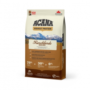 ACANA HIGHEST PROTEIN Ranchlands pour chien - 11,4 kg