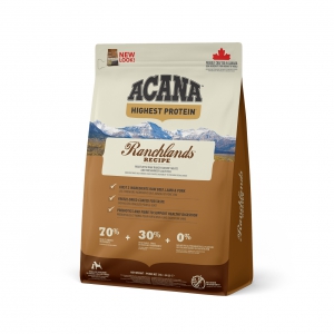 ACANA HIGHEST PROTEIN Ranchlands pour chien - 2 kg