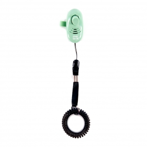 Accessoire pour le dressage de chien : Clicker poignée vert