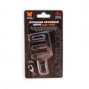 Attache de sécurité voiture pour laisse de chien