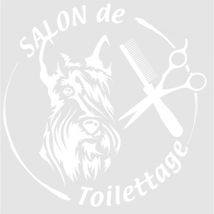 Autocollant macaron pour salon diam. 40cm tête Scottish