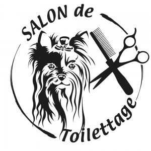 Autocollant marcaron pour salon diam. 40 cm tête york