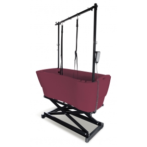 Baignoire pour chien - baignoire toilettage - Poly, simple sur châssis - Vivog ES005 - Marsala