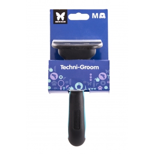 Dog and cat brush - Techni Groom - Size M - width 6.5cm