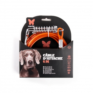 Câble métal avec ressort