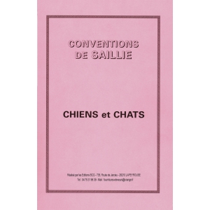 Carnet de conventions de saillie pour l'éleveur