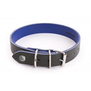 Allure necklace in Green/Blue leather 