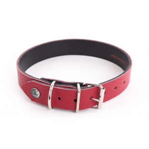 Allure necklace in Red/Black leather