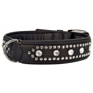 Collier bicker pour chien - Noir