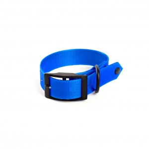 Collier bleu réfléchissant pour chien de chasse