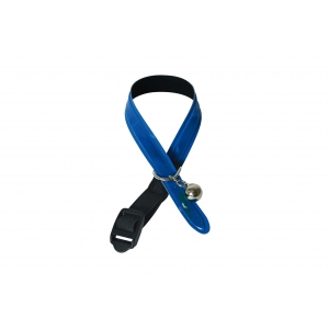 Collier chat Reflectite bleu 