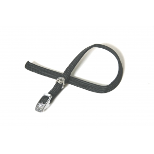 Straight elastic Cat Collar - Black