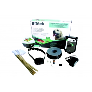 Collier éducateur électronique - Effitek clôture anti-fugue invisible 