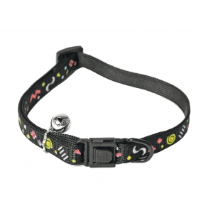 Collar for cat - Carnaval black
