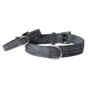 Collier pour chien - Jean bleu - Vivog