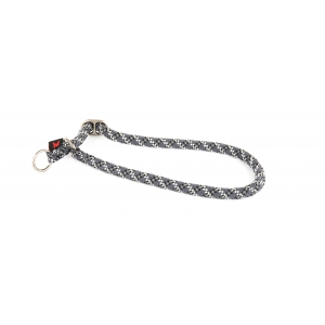Collier pour chien nylon semi étrangleur Reflectite gris - 1,3 x 65 cm 