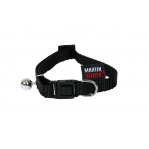 Adjustable Cat Collar - Plain Fabric - blanck