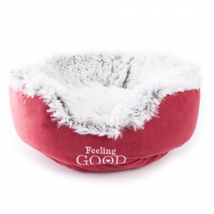 Corbeille IGLOO tout fourrure - L.48 x l.48 x h.16 cm