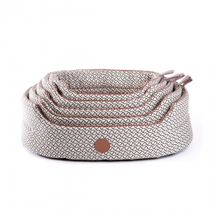 Corbeille ovale pour chien - Avenue Montaigne - Lot de 5