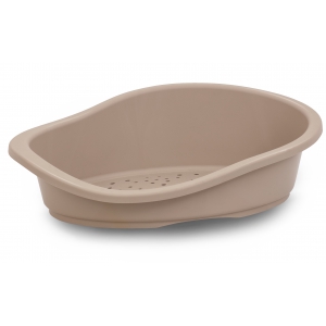 Corbeille plastique pour chien - mocaccino