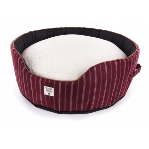 Round basket - Cricket Collection - Red