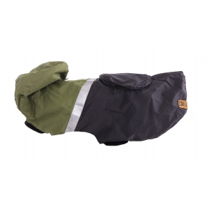 Coupe-vent - Imperméable Pocket - Kaki/ Noir 