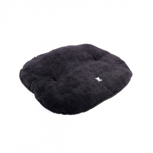 Coussin ovale noir pour chien - Elégante