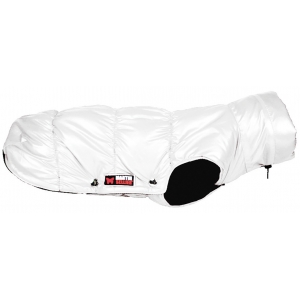 Glossy down dog jacket - white