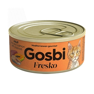 Fresko Cat Adult Tuna and Salmon with Papaya 70 gr Batch of 32