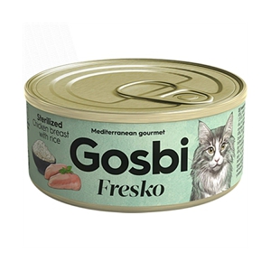 Fresko Cat Sterilized Chicken breast with rice 70 gr Lot de 10