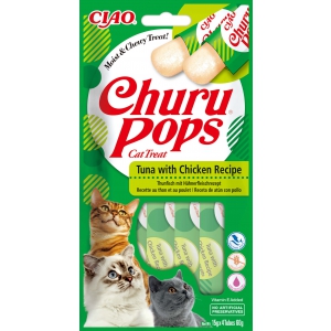 CHURU POPS Creamy Cat Treats - Tuna and Chicken Recipe x12