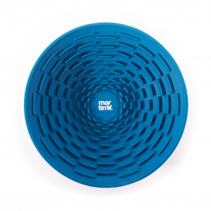 Gamelle de léchage silicone pour chien et chat - bleu
