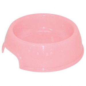 Gamelle plastique rose pour chien