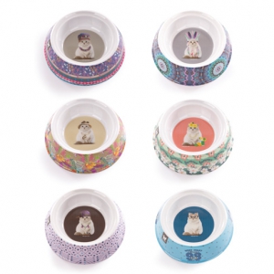 Dog bowls Téo Jasmin for cats x 6 - 150 ml